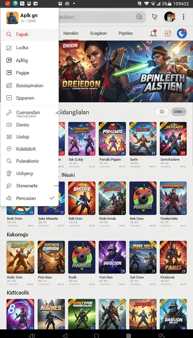 Tampilan utama aplikasi Download royaltoto APK untuk Android yang intuitif dan efisien.
