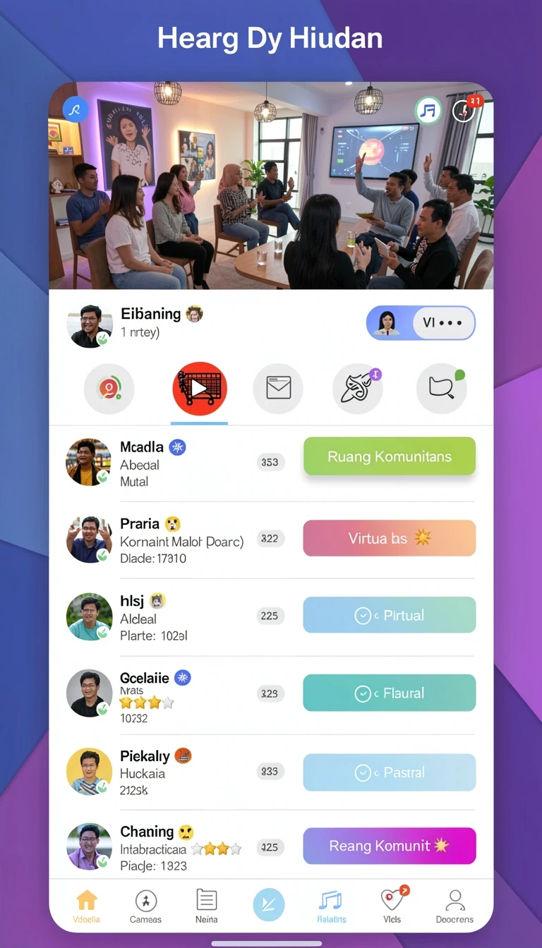 Tampilan utama aplikasi Review Aplikasi qt777 yang intuitif dan efisien.