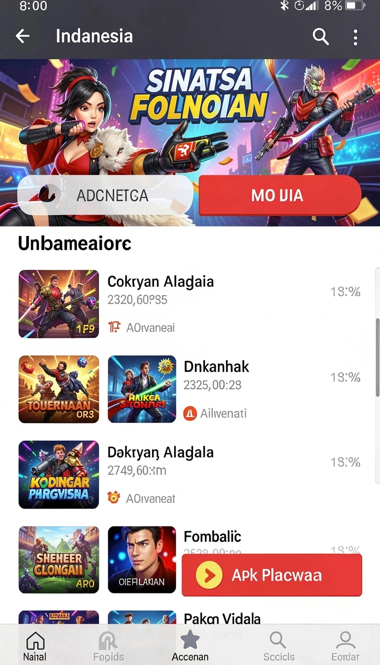 Tampilan utama aplikasi Review Aplikasi doyantoto yang intuitif dan efisien.