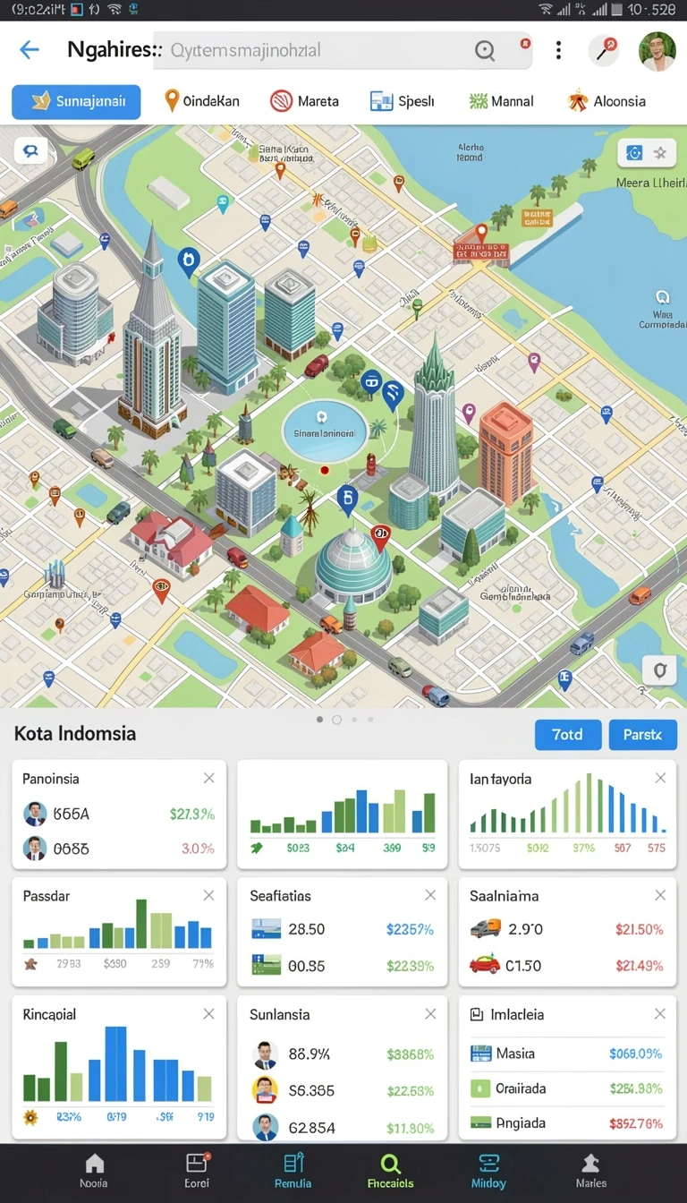 Tampilan utama aplikasi Review Aplikasi i8 yang intuitif dan efisien.